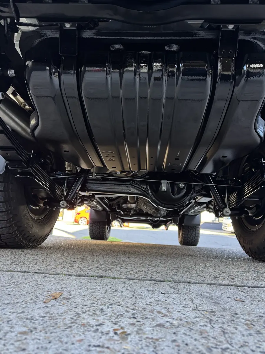 Vehicle underbody after chassis protection